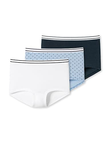 Schiesser Mädchen 3 PACK Unterwäsche Shorts - 95/5 Organic Bio Baumwolle - Größe 140 bis 176 von Schiesser