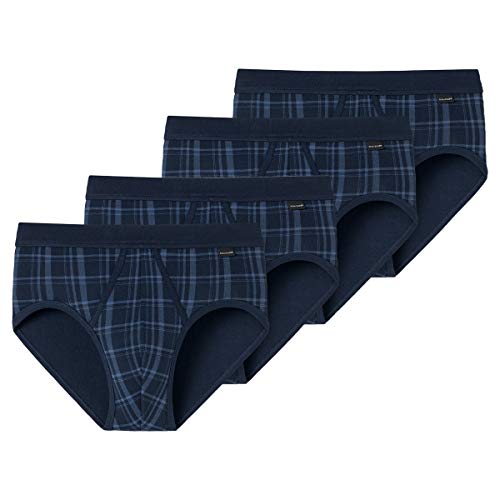 Schiesser - Original Classics Feinripp - Sportslip mit Eingriff - 172691-4er Pack (7 Dunkelblau) von Schiesser