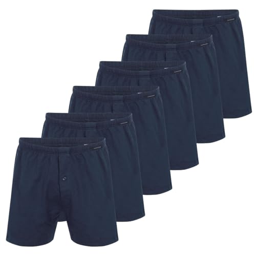 Schiesser - Singel-Jersey - Boxershorts - 6er Pack (7 Dunkelblau) von Schiesser