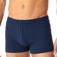 Schiesser Herren Trunk blau Baumwolle Gemustert von Schiesser