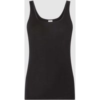 Schiesser Unterhemd aus Baumwolle in Black, Größe 44 von Schiesser