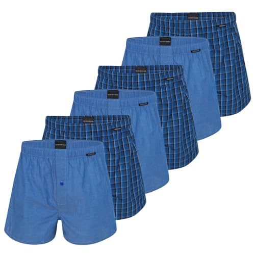 Schiesser - Web - Boxershorts - 6er Pack (5 Royal Blue) von Schiesser