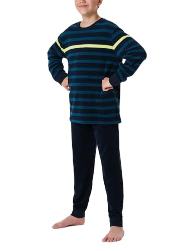 Schiesser Jungen Schlafanzug Set Pyjama Warme Qualitäten Frottee-Fleece-Interlock-Größe 140 Bis 176 Pyjamaset, Nachtblau_181999 Schiesser Jungen Schlafanzug Set Pyjama Warme Qualitäten Frottee-Fleece-Interlock-Größe 140 Bis 176 Pyjamaset, Nachtblau_181999 von Schiesser