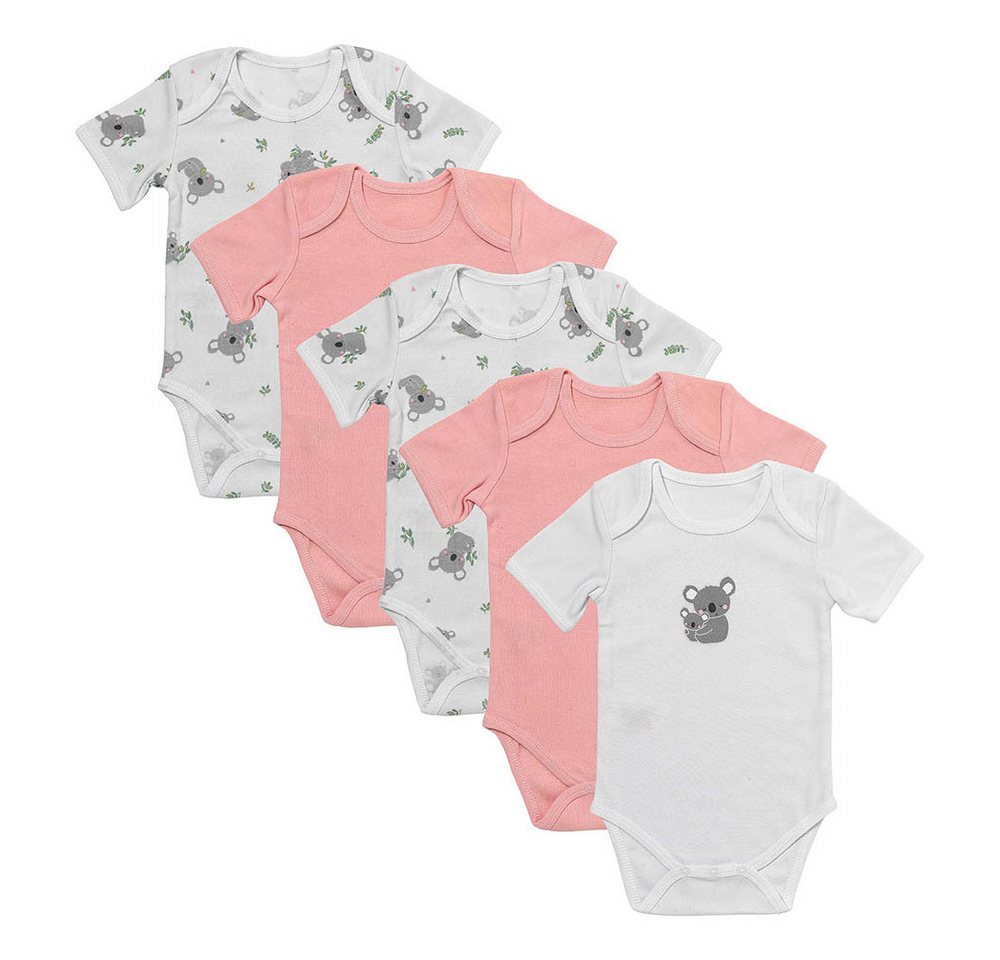 Schlummersack Kurzarmbody Bio Baby-Bodys kurzarm 5er-Pack OEKO-TEX zertifiziert von Schlummersack