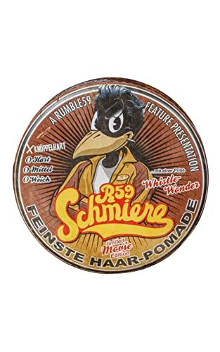 Rumble59 Schmiere Movie Edition knüppelhart - The Wanderers - Pomade Herren - Haarwachs Männer für starke Haare, Haarstyling Hair Wax Men Pomade 140ml von Schmiere FEINSTE HAAR-POMADE