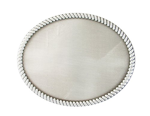 Schnalle123 Gürtelschnalle Klassisch Blank oval Vogel 3D Optik für Wechselgürtel Gürtel Schnalle Buckle Modell 79 von Schnalle123