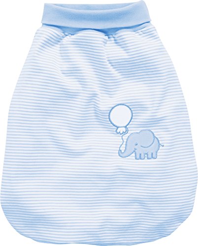 Schnizler Unisex Baby Strampelsack Interlock Elefant 800716, 17 - Bleu, Einheitsgröße von Schnizler