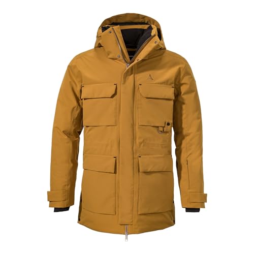 Schöffel M Down Parka Ridgeland Braun - Daunen Wasserdichter moderner Herren Daunenparka, Größe 54 - Farbe Golden Brown Schöffel M Down Parka Ridgeland Braun - Daunen Wasserdichter moderner Herren Daunenparka, Größe 54 - Farbe Golden Brown von Schöffel