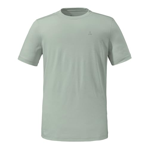 Schöffel Herren Oberteil Wandershirt Funktionsshirt T-Shirt Tauron, Farbe:Grau, Größe:56, Artikel:-9180 Grey von Schöffel