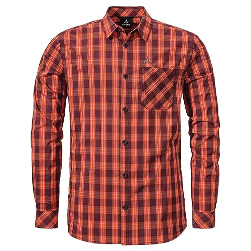 Schöffel Shirt Sobra M Dark Burgundy - 50 von Schöffel