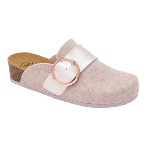 Scholl Damen Amalfi Clog Sandale, Pink, 41 EU von Scholl