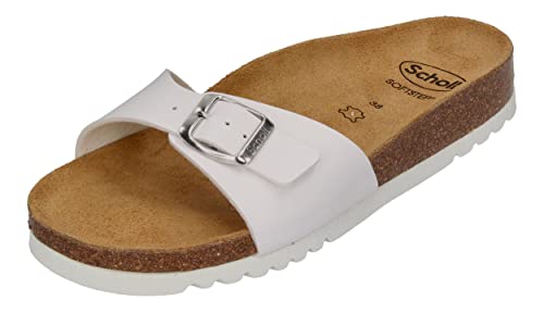 Scholl Damen Estelle Sandale, weiß, 38 EU von Scholl