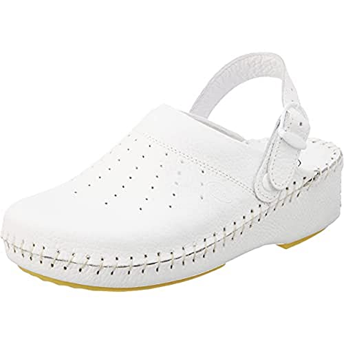 Scholl Damen Clog B/S ADAPTA Schuh für Medizinisches Fachpersonal, Bianco, 36 EU von Scholl