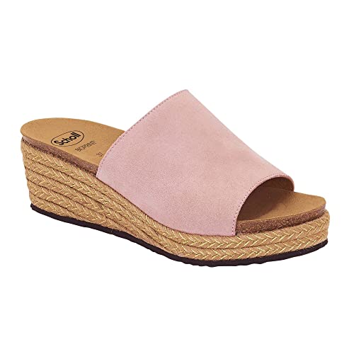 Scholl Damen Malaga-Sandalen Orthopädische Schuhe, Pink, 41 EU von Scholl