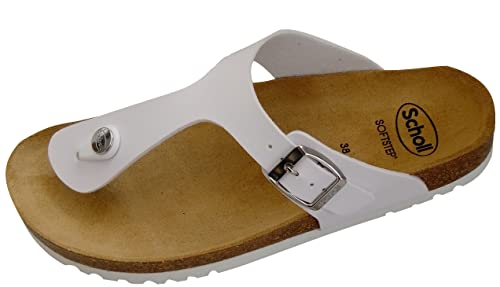 Scholl Damen Nicole Sandale, weiß, 40 EU von Scholl