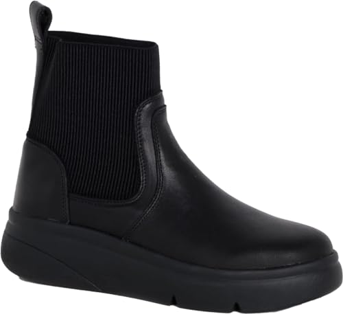 Scholl Damen Aprica Chelsea Boot, Black, 35 EU von Scholl