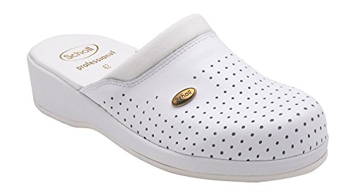 Scholl Unisex Clog Evo Schuh für Medizinisches Fachpersonal, Weiß, 46 EU von Scholl