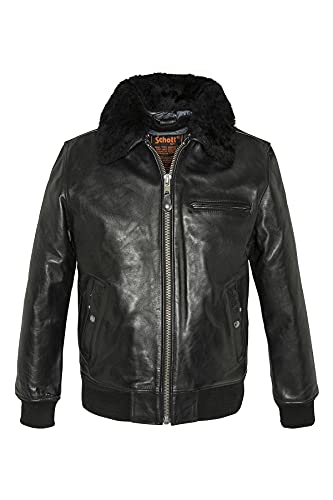 Schott Herren Jacke LC1380 Schwarz (Black) S von Schott NYC