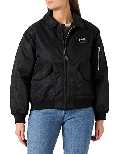 Schott NYC Damen Danwrs CWU Fit Loop Schott Jacke, Schwarz, 42 von Schott NYC