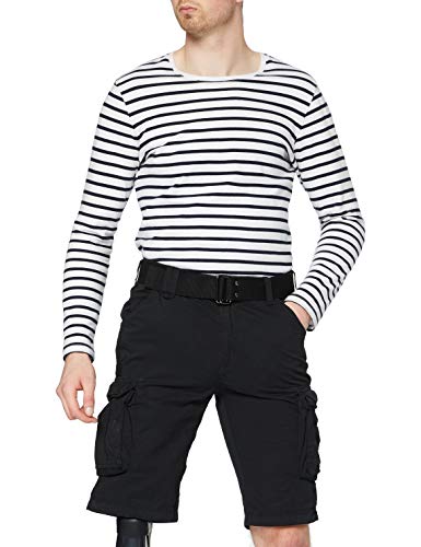 Schott NYC Herren Trranger30 Badeshorts, Schwarz (Black Black), W32 (Herstellergröße: 32) von Schott NYC