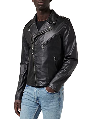 Schott NYC Herren LC1140 Jacke, Schwarz, M von Schott NYC