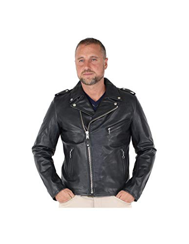 Schott NYC Herren Lc1140icon Jacke, Schwarz (Black 90), Large von Schott NYC