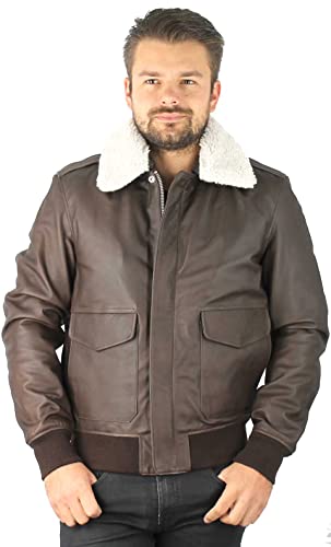 Schott NYC Herren LC2412 Jacke, Braun (Brown), XXL von Schott NYC