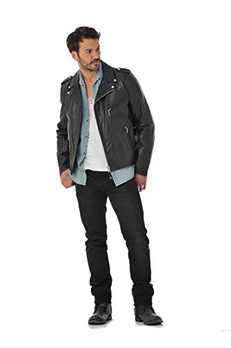 Schott NYC Herren Lc1140icon Jacke, Schwarz (Black 90), Large von Schott NYC