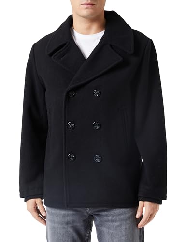 Schott NYC Herren Seacoat Caban, Schwarz, XXL von Schott NYC