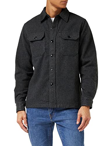 Schott NYC Herren Shcarl3 Hemd, Kohle, XXXL von Schott NYC