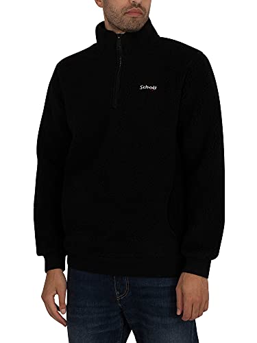 Schott NYC Herren Swandric2 Sweatshirt, Schwarz, Large von Schott NYC