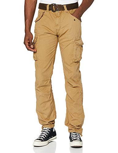 Schott NYC Herren Trbatle70pk2 Klassische Hose, Beige, 28W von Schott NYC