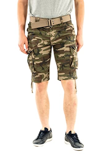 Schott Nyc Herren Trranger30 Badeshorts, Mehrfarbig (Camo Kaki Camo Kaki), W34 (Herstellergröße: 34) von Schott NYC