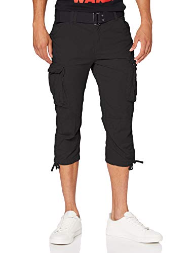 Schott Nyc Herren Trranger50 Badeshorts, Schwarz (Black Black), W31 (Herstellergröße: 31) von Schott NYC