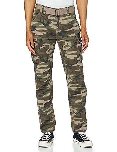 Schott Nyc TRRANGER70 Pantalon, Multicolore (Camo Kaki Camo Kaki), W36/L32 (Taille fabricant:36) Homme von Schott NYC