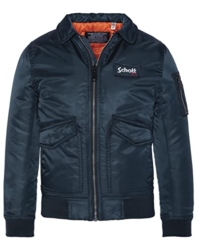 Schott NYC Jungen 210100B Jacke, Navy, 14 Jahre von Schott NYC