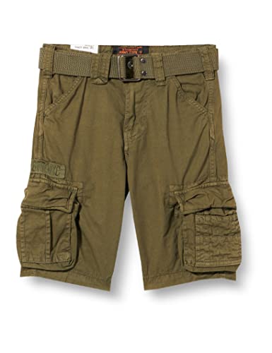 Schott NYC Jungen Trranger30b Shorts, Oliv, 176 von Schott NYC