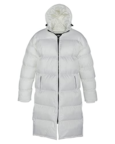 Schott NYC Unisex 2190max Daunenjacke, Weiß, M von Schott NYC