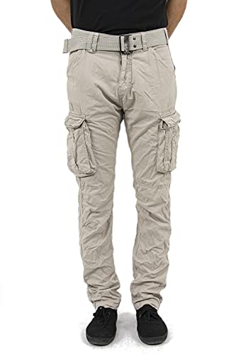 Schott Nyc Homme Trranger70 Pants, Gris (Ciment), 34W Uk von Schott NYC