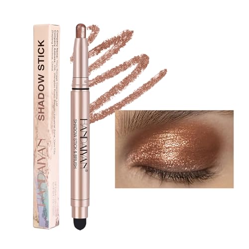 Scnvsi Double End Glitter Matte Lidschatten Stick Bleistift Lidschatten Make-up Wasserdicht Bicolor ShimmersCosmetics Beauty Makeup Tool von Scnvsi