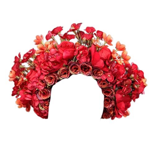 Scnvsi Elegante Blumen-Haarbänder für Damen, wunderschöner Blumen-Kopfschmuck, zarte florale Haarspangen-Verzierung für Fashionistas von Scnvsi