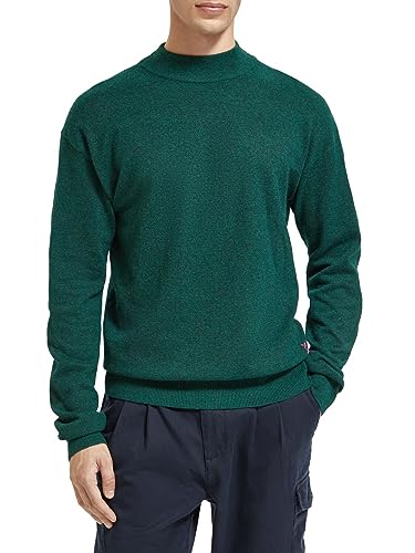 Dropped Shoulder Basic Mock in Recycled Polyester Blend von Scotch & Soda