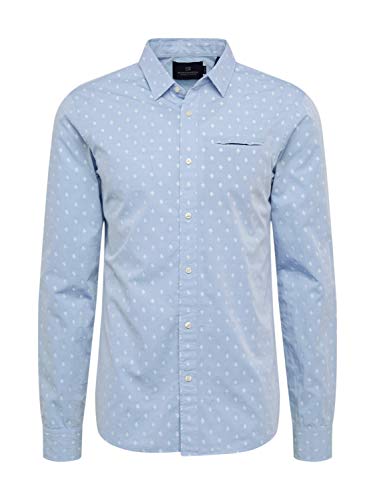 Scotch & Soda Herren Regular FIT-Chic pochet Shirt Freizeithemd, Mehrfarbig (Combo B 0218), Small (Herstellergröße: S) von Scotch & Soda