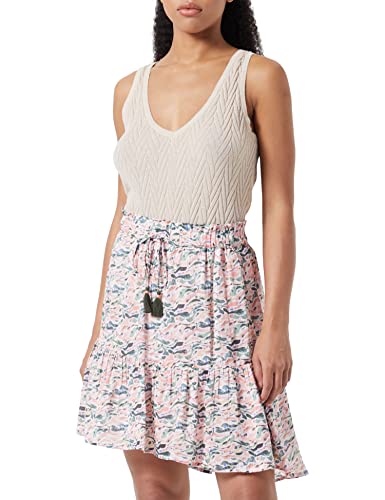 Scotch & Soda Maison Damen Printed Ruffled Short Skirt Rock, Combo I 0588, L von Scotch & Soda