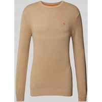 Scotch & Soda Strickpullover mit Label-Stitching in Beige, Größe L von Scotch & Soda