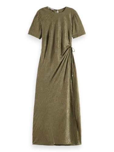 Scotch & Soda Women's Crushed Satin Wrap Casual Dress, Washed Military, 34 Scotch & Soda Women's Crushed Satin Wrap Casual Dress, Washed Military, 34 von Scotch & Soda