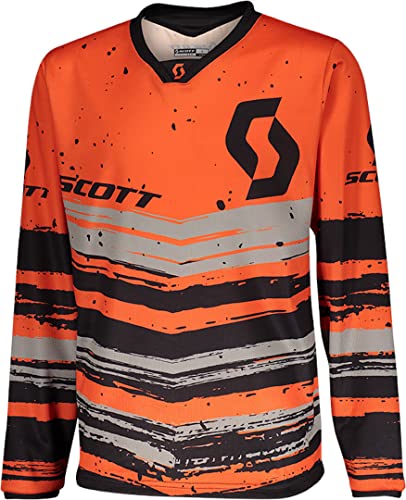 Scott 350 Noise Kids Kinder MX Motocross Jersey/DH Fahrrad Trikot orange/schwarz 2022: Größe: L (152) von Scott