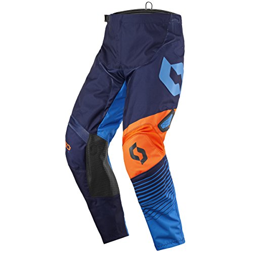 Scott 350 Track Kids Kinder MX Motocross/DH Fahrrad Hose blau/orange 2017: Größe: 28 von Scott