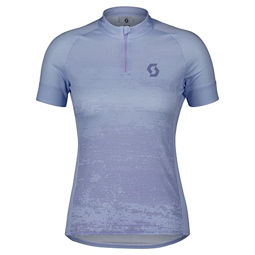 Scott W Endurance 30 S/sl Shirt Lila - Funktionales stylisches Damen Rennrad Trikot, Größe S - Farbe Moon Blue - Dream B von Scott