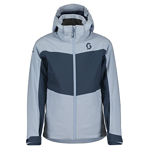 Scott Girls Ultimate Dryo 10 Jacket Colorblock, Mädchen Daunen Anoraks, Größe XL - Farbe Glace Blue - Metal Blue von Scott